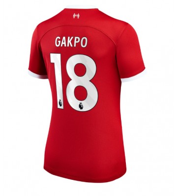 Liverpool Cody Gakpo #18 Replika Hjemmebanetrøje Dame 2023-24 Kortærmet